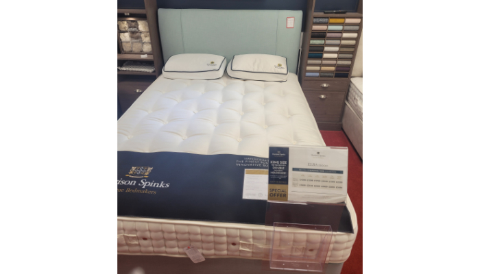 King Size 2 Drawer Divan Set + Headboard